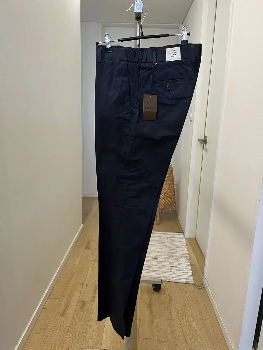 Lanvin navy cotton pants