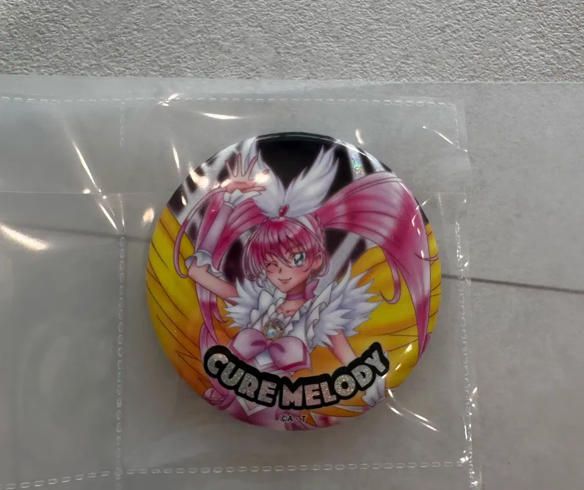 Precure 20th Anniversary hologram Canbadge / Cure Melody