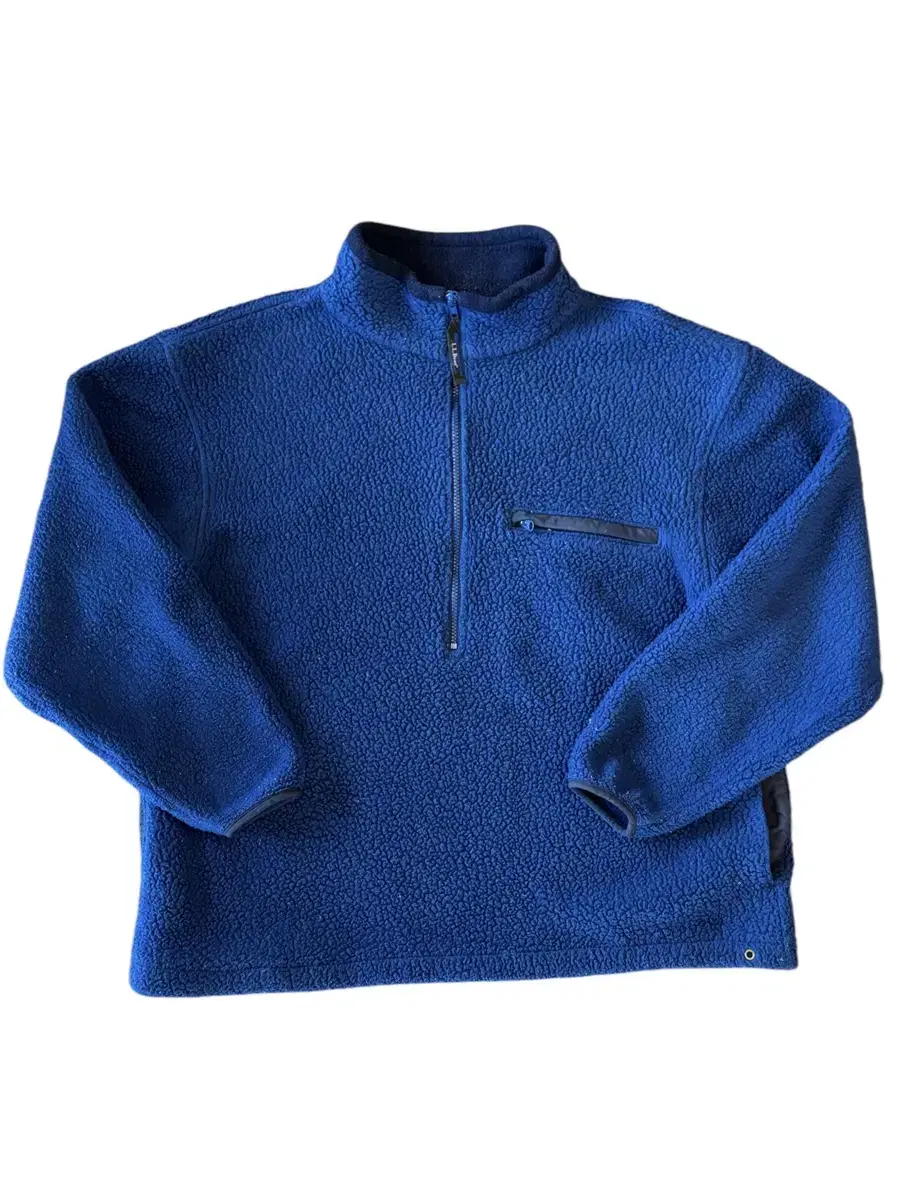 90s LL Bean Half Zip Fleece Sweater