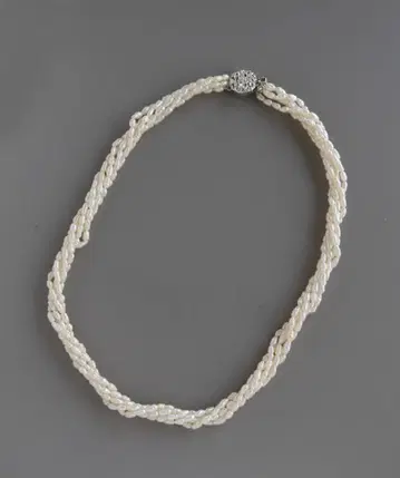 호수(담수) 진주 5연 진주 목걸이(51cm)241017