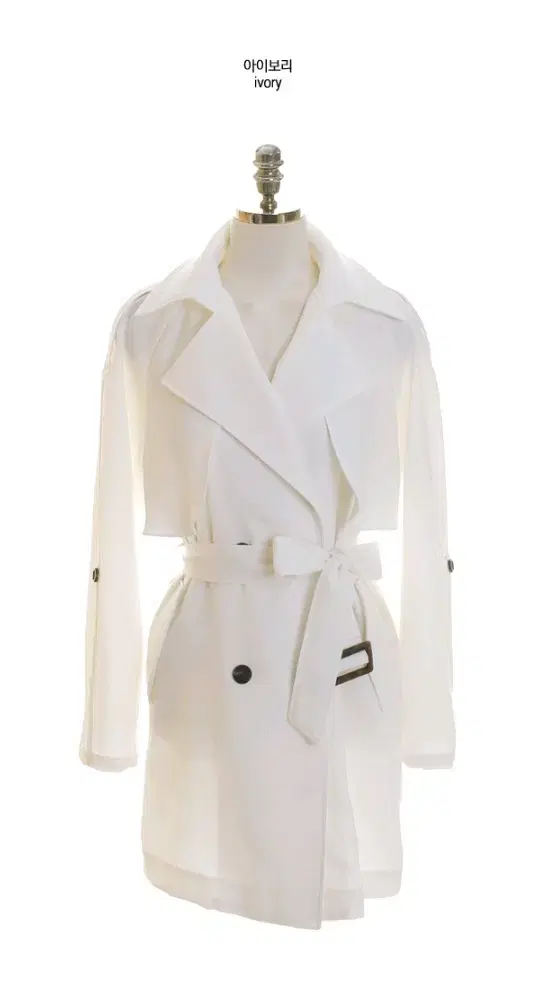 [P.O.] A hwasa milk ivory bom gaeul trench jacket coat honeymoon look.