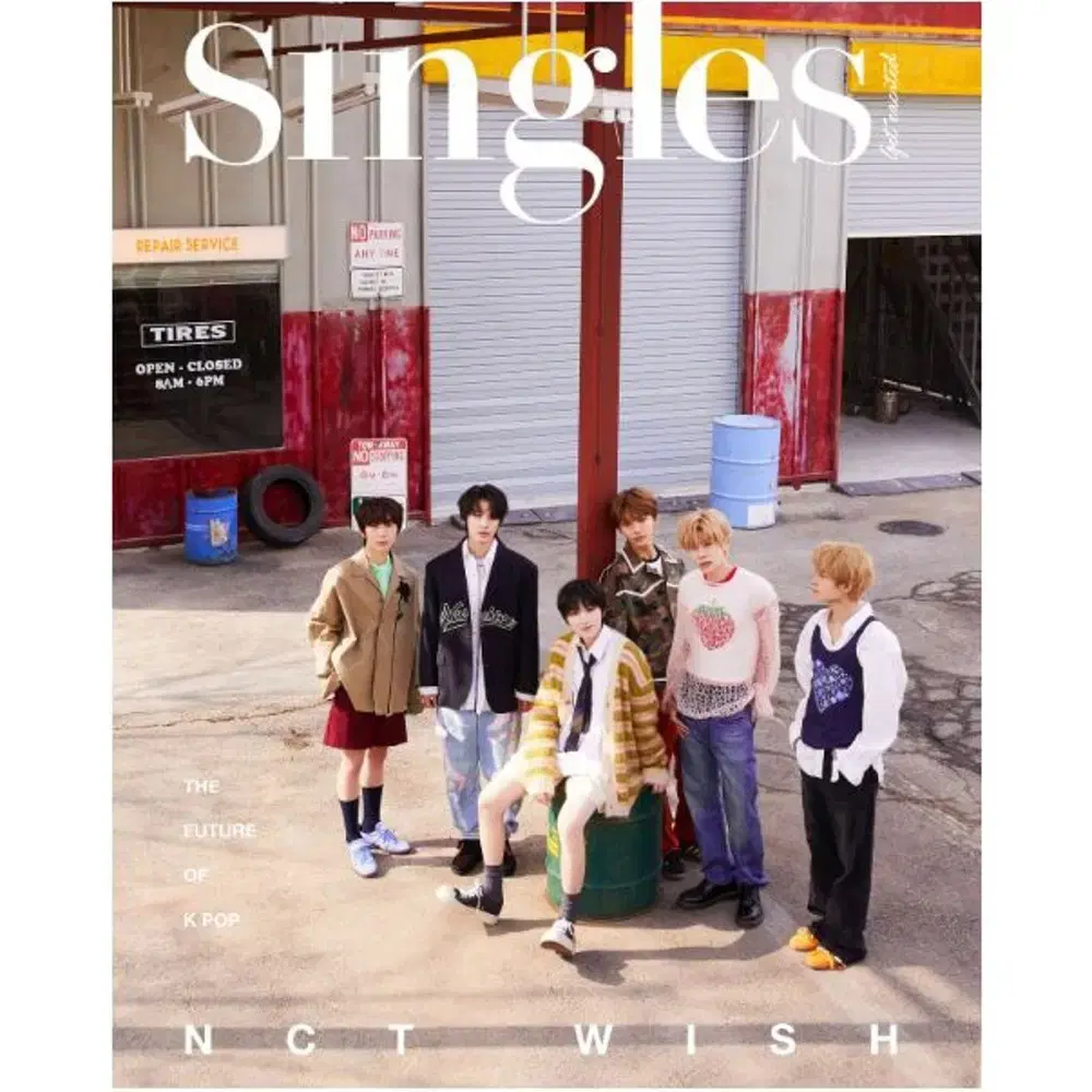 Singles March '24 nct wish Cover B ver