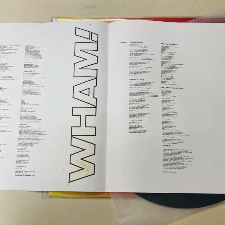 LP/ WHAM 왬 / 고별편집음반