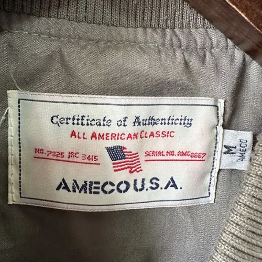 [M]   AMECO 아메코 U.S.A. 집업 점퍼