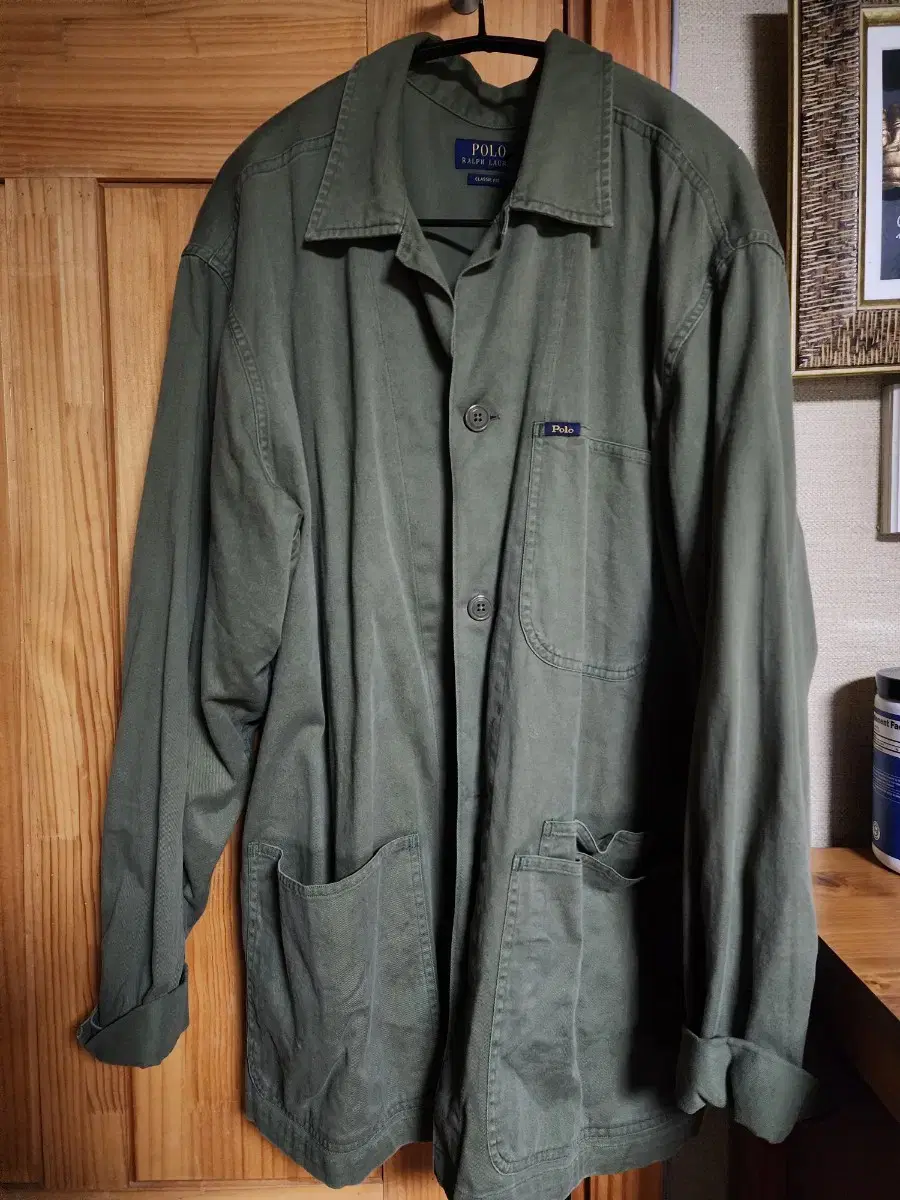 Polo Chore Work Jacket XL Olive