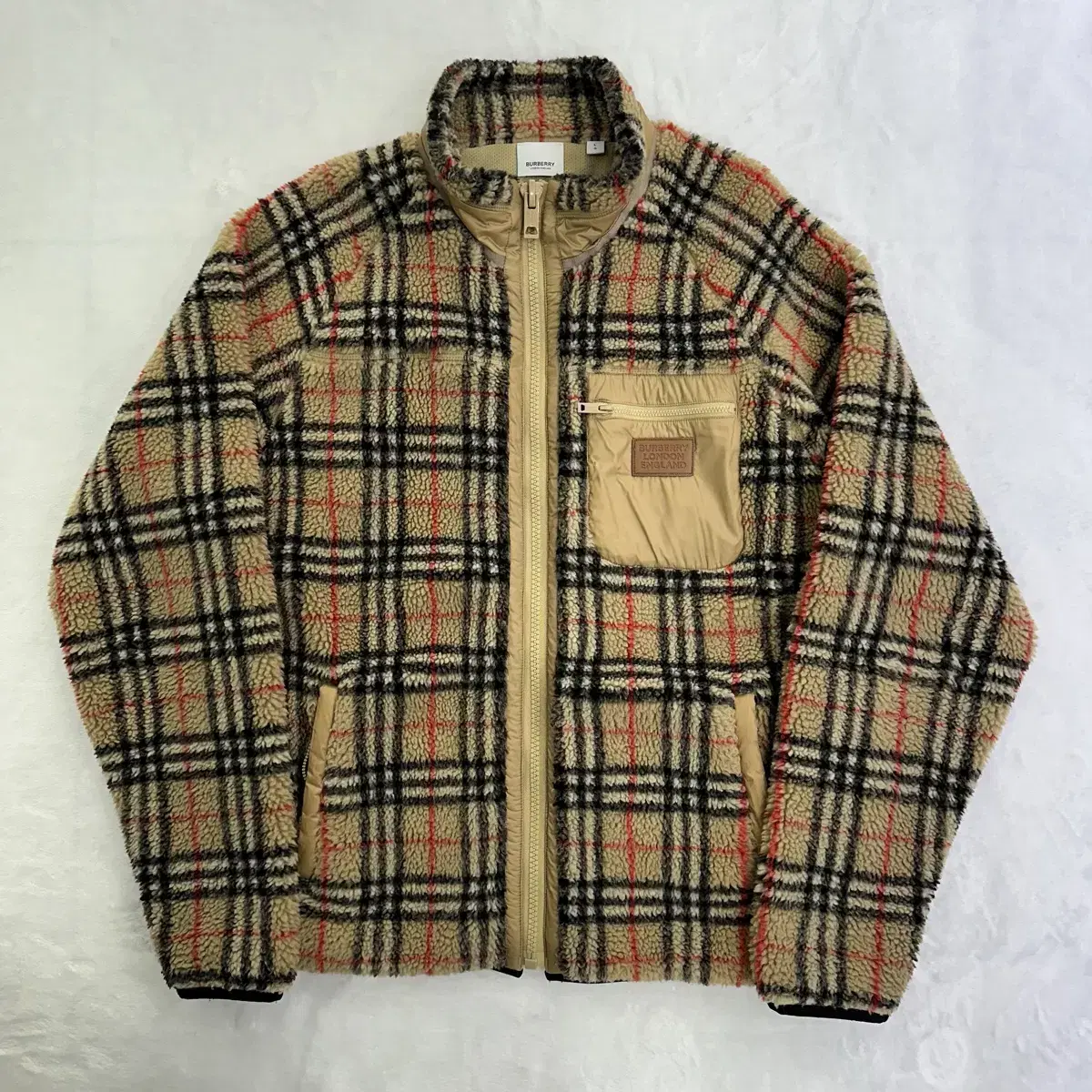 Genuine Burberry Patch Vintage Check Hoodie