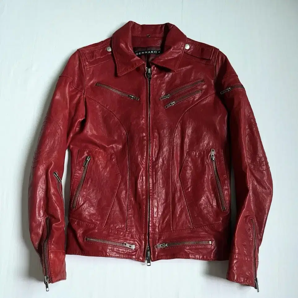 Gennaro 07AW Lambskin Riders Jacket