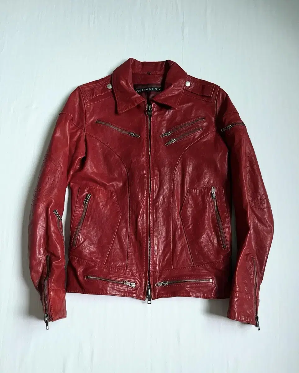 Gennaro 07AW Lambskin Riders Jacket