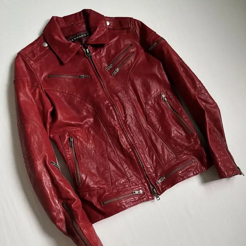 Gennaro 07AW Lambskin Riders Jacket