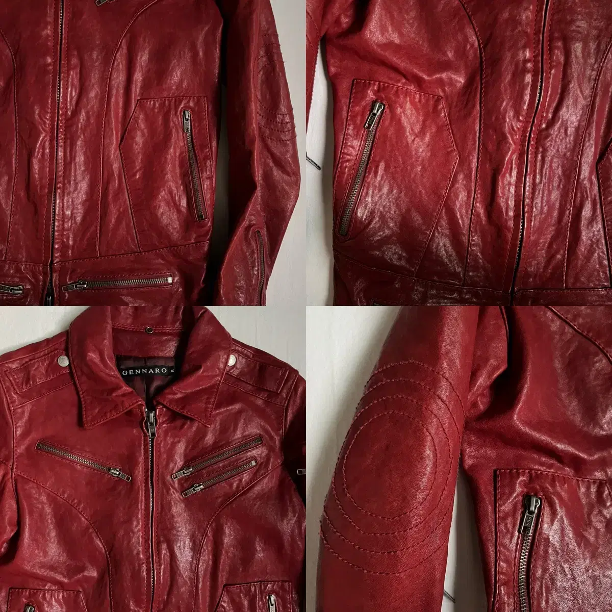 Gennaro 07AW Lambskin Riders Jacket