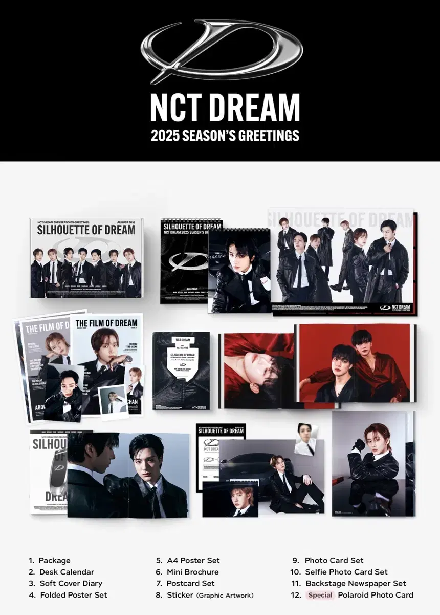 엔시티드림 nct dream 시즌그리팅 시그 분철 런쥔제노재민천러지성