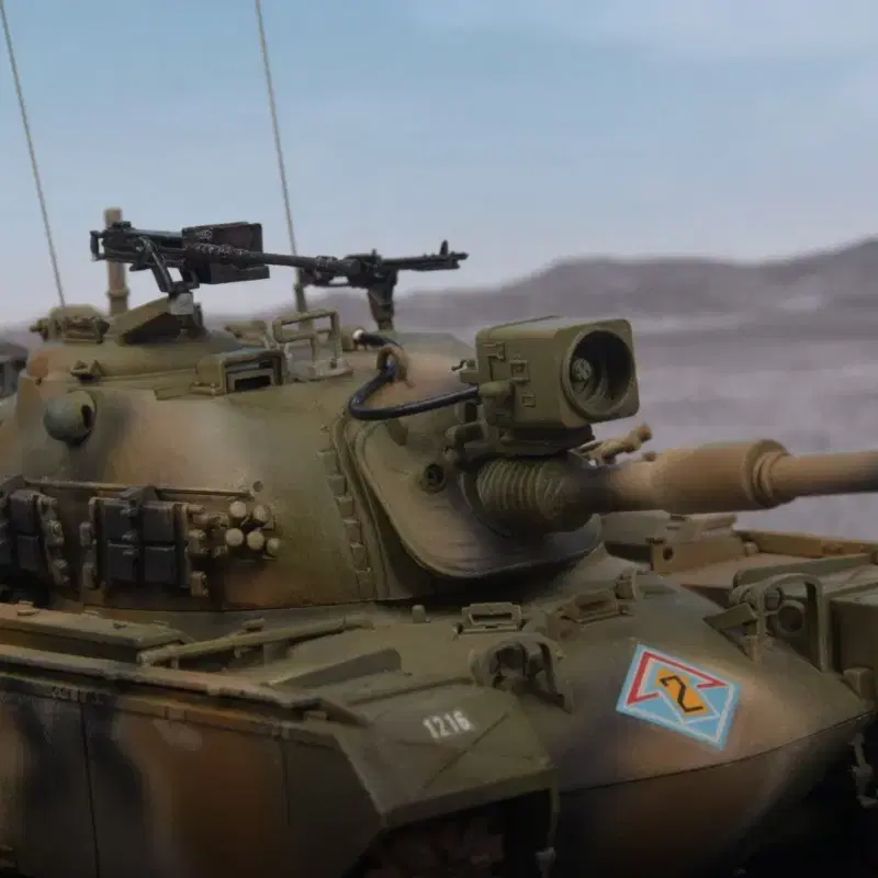 아카데미 M48A5K 도색작