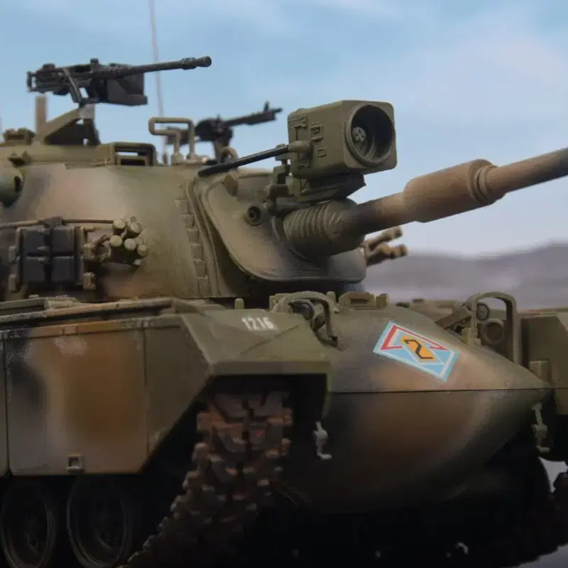 아카데미 M48A5K 도색작