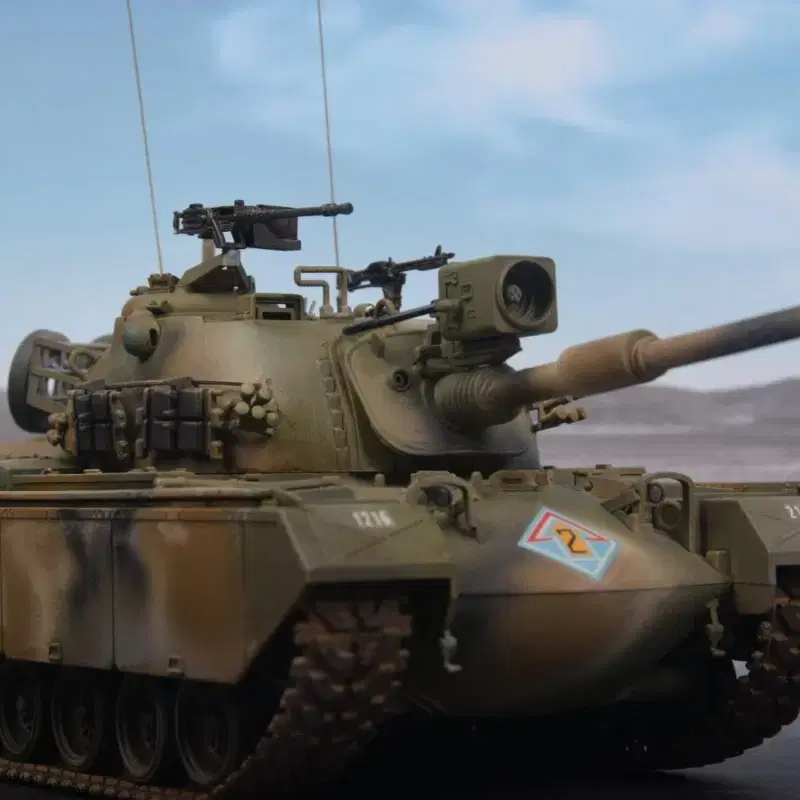 아카데미 M48A5K 도색작