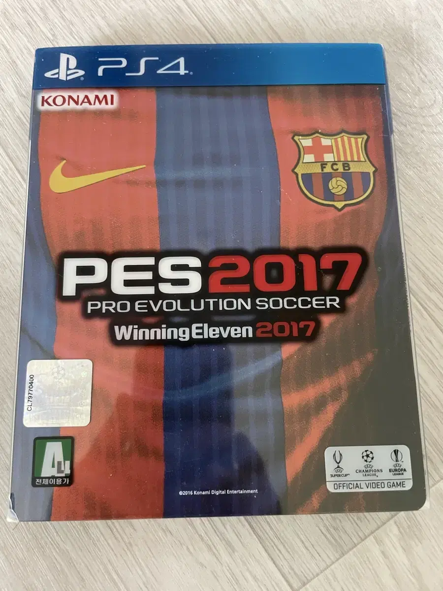 pa4 위닝일레븐 pes 2017 스틸북