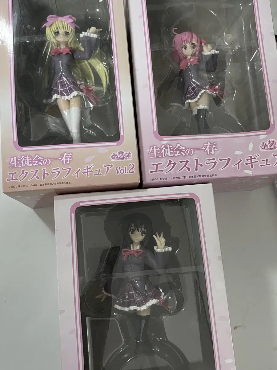 3 sets) Classical Bishoujo Figures Student Council Zone Bishoujo Figures