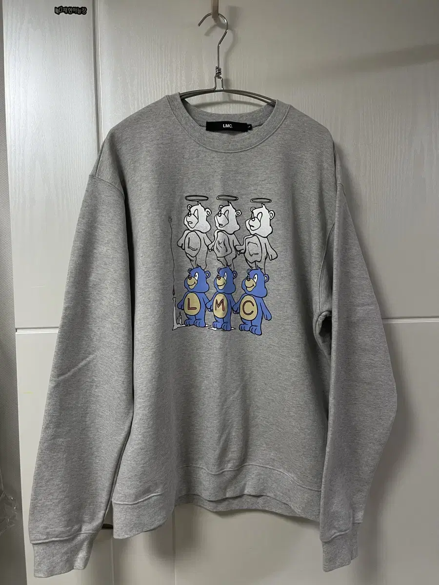 LMC Teddy Bear Man-To-Man THREE BEARS SWEATSHIRT grey