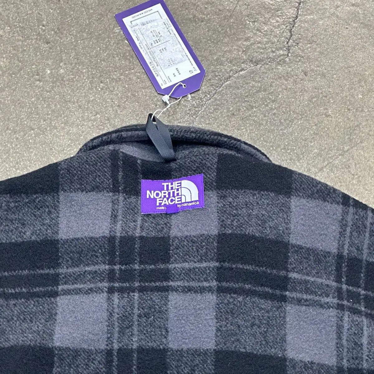 The north face purple label 리버시블 자켓