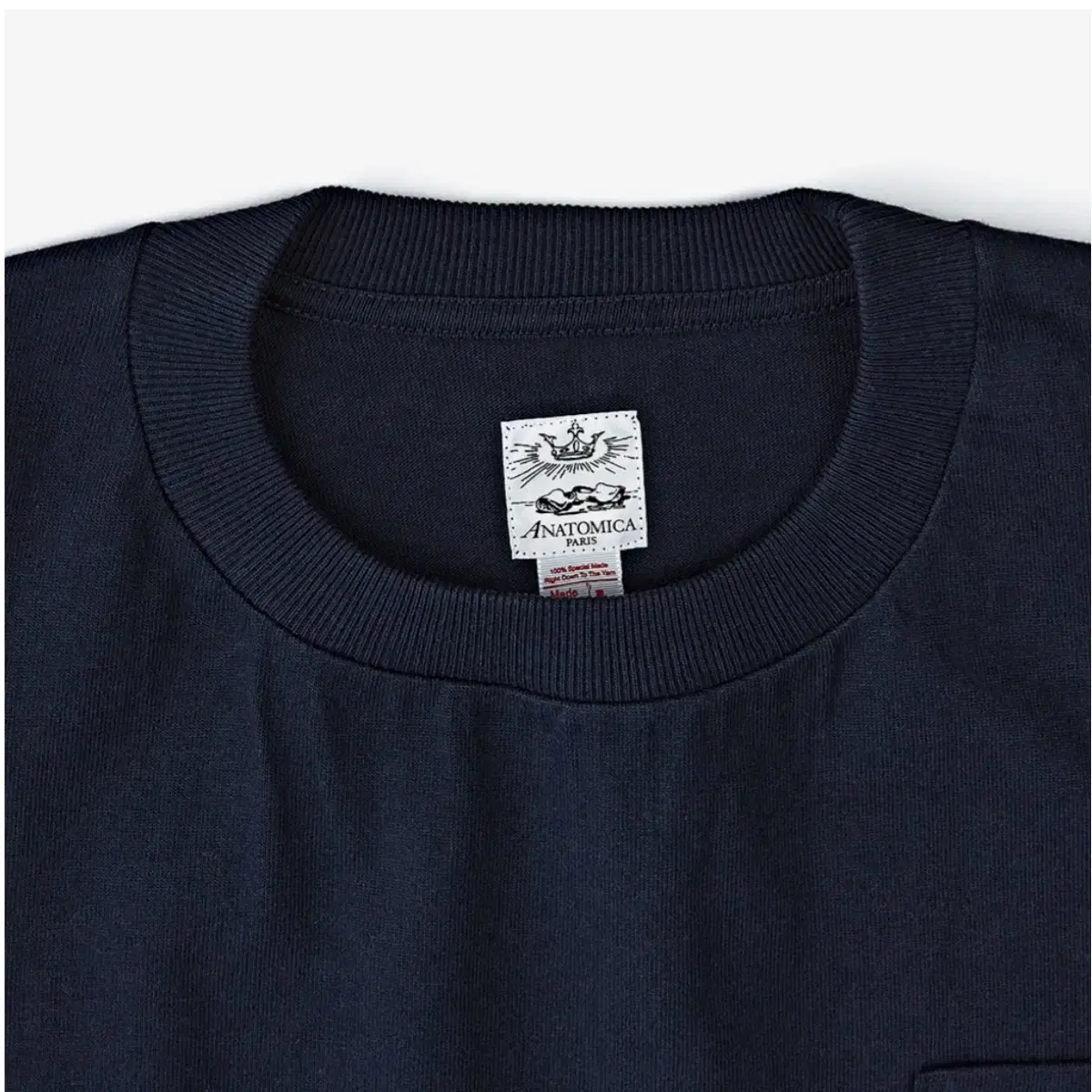 [XL] 아나토미카 classic pocket T navy