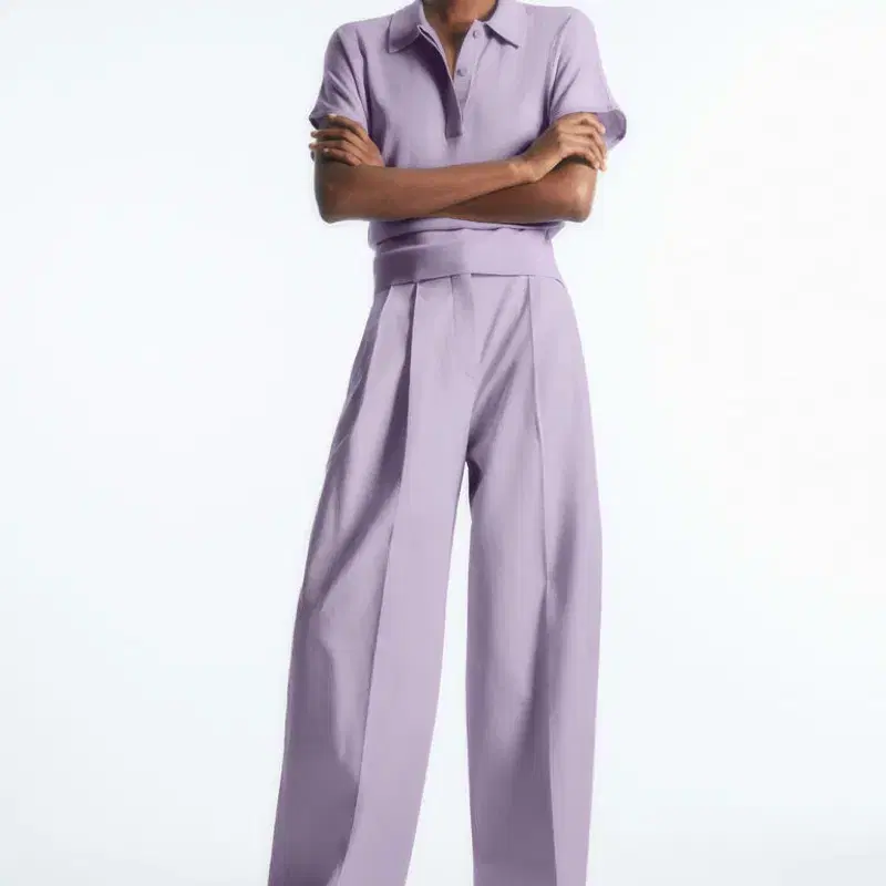 코스COS Wide-Leg Tailored Trousers 와이드 슬랙스