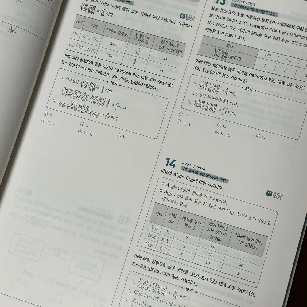 EBS수능 기출의 미래 화학1 (답지 포함)