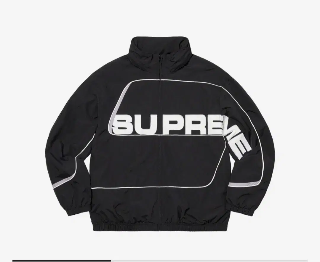 [XL]Supreme S Paneled Track Jacket Black 21 FW