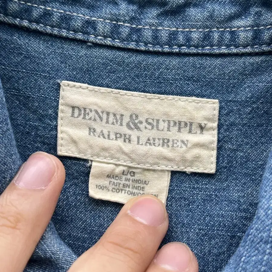 랄프로렌 데님앤서플라이 데님 베스트 조끼 Denim & Supply