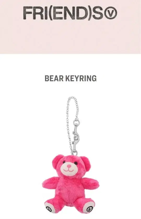 BTS bts Taehyung V Friends Teddy Bear Keyring