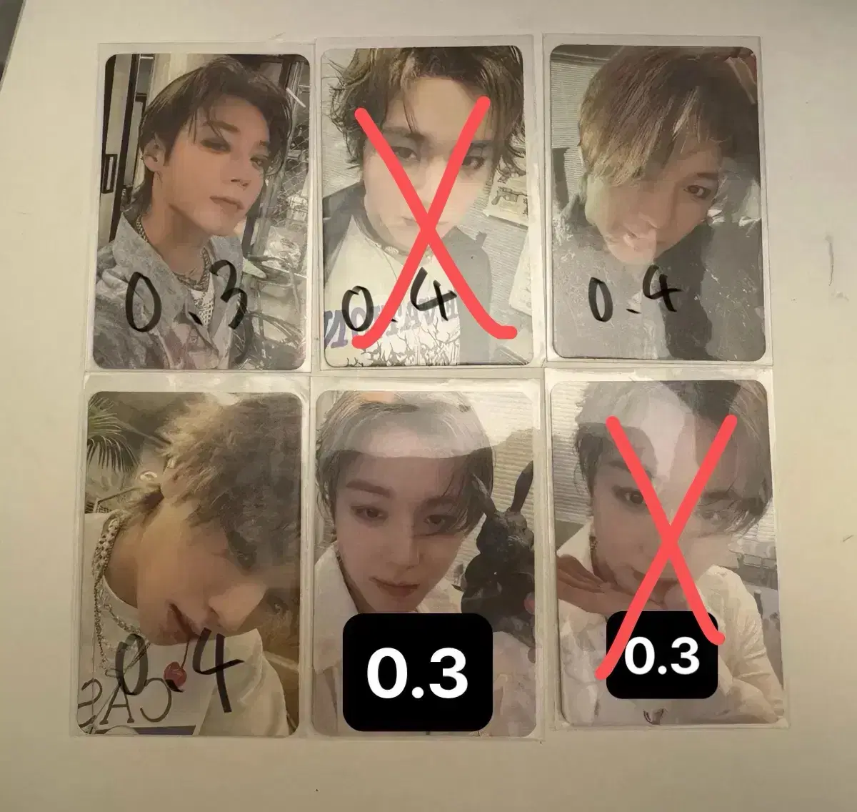 Park Jihoon Blank or Black photocard Half-priced Delivery WTS