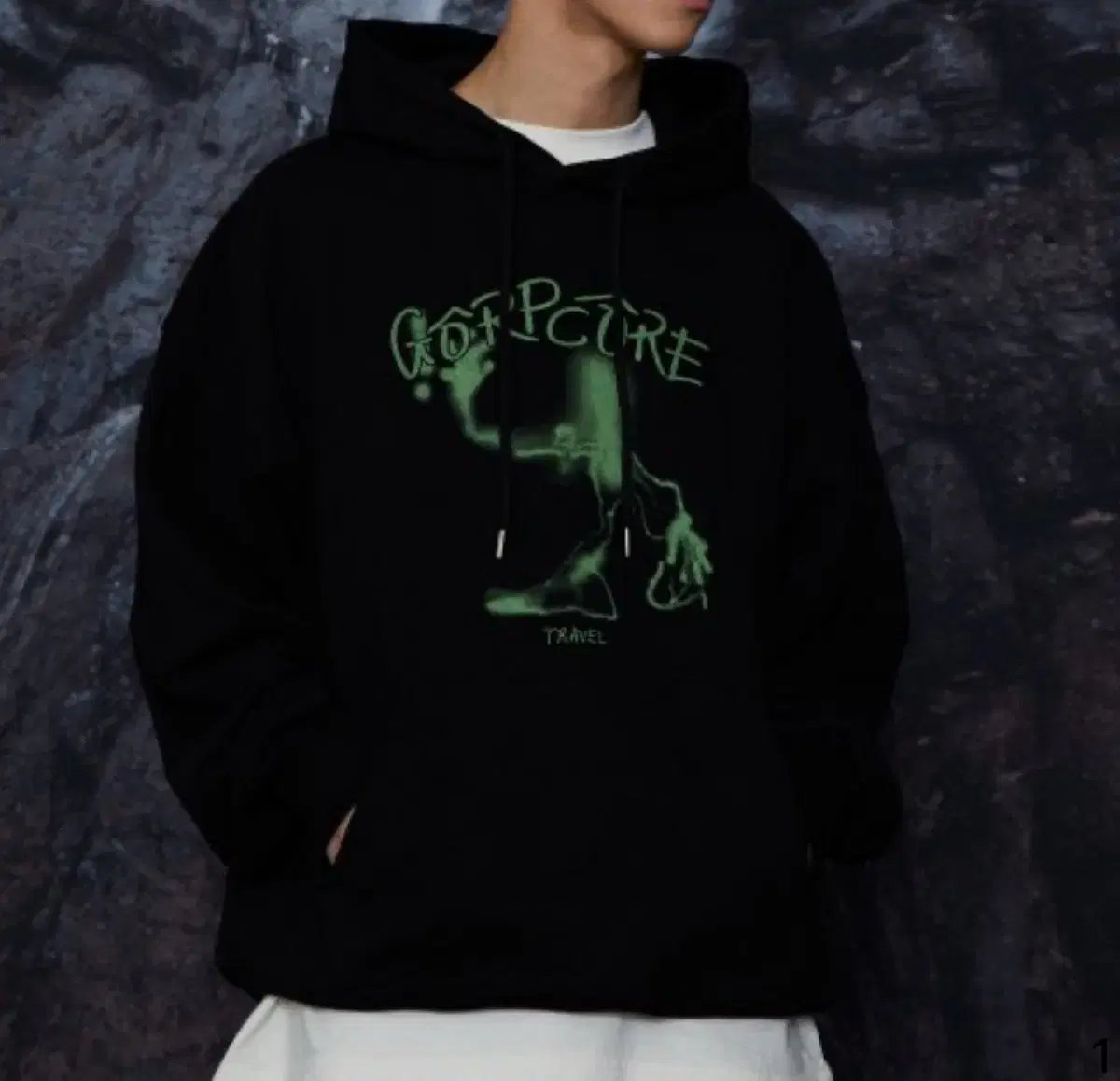 Travel Goof Alien Hoodie Black XL