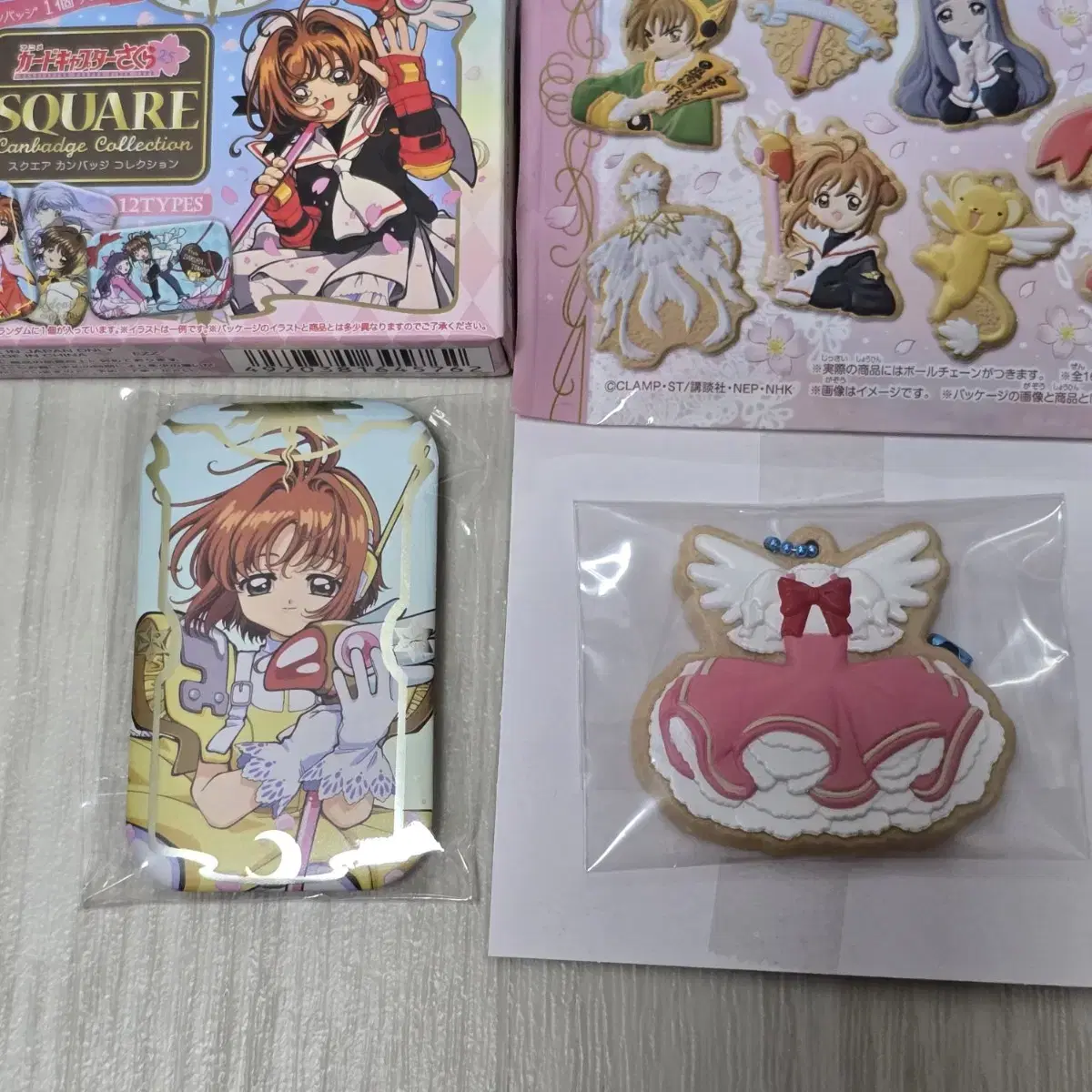 kardcaptcherry sakura canbadgecookiecharmcoatcookiecharm