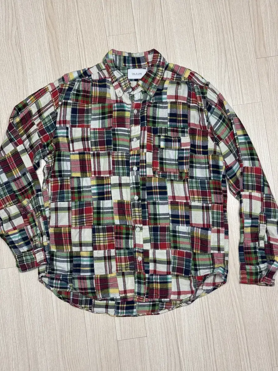 Cal O Line Flannel Patchwork Shirt 2