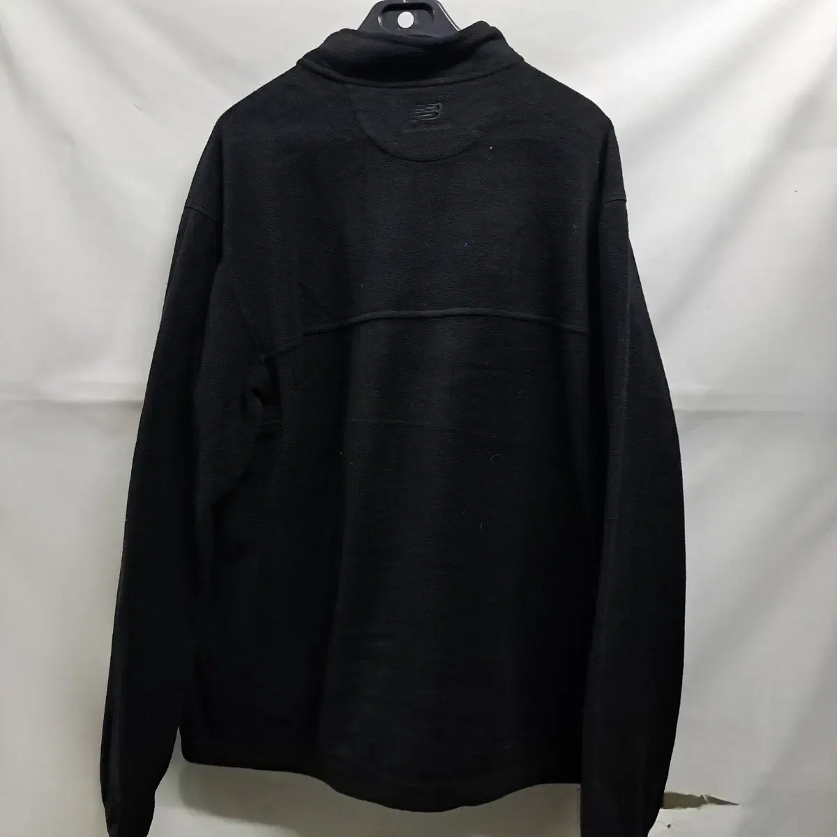 (2XL) 23ss 뉴발란스 검정 반집업 후리스