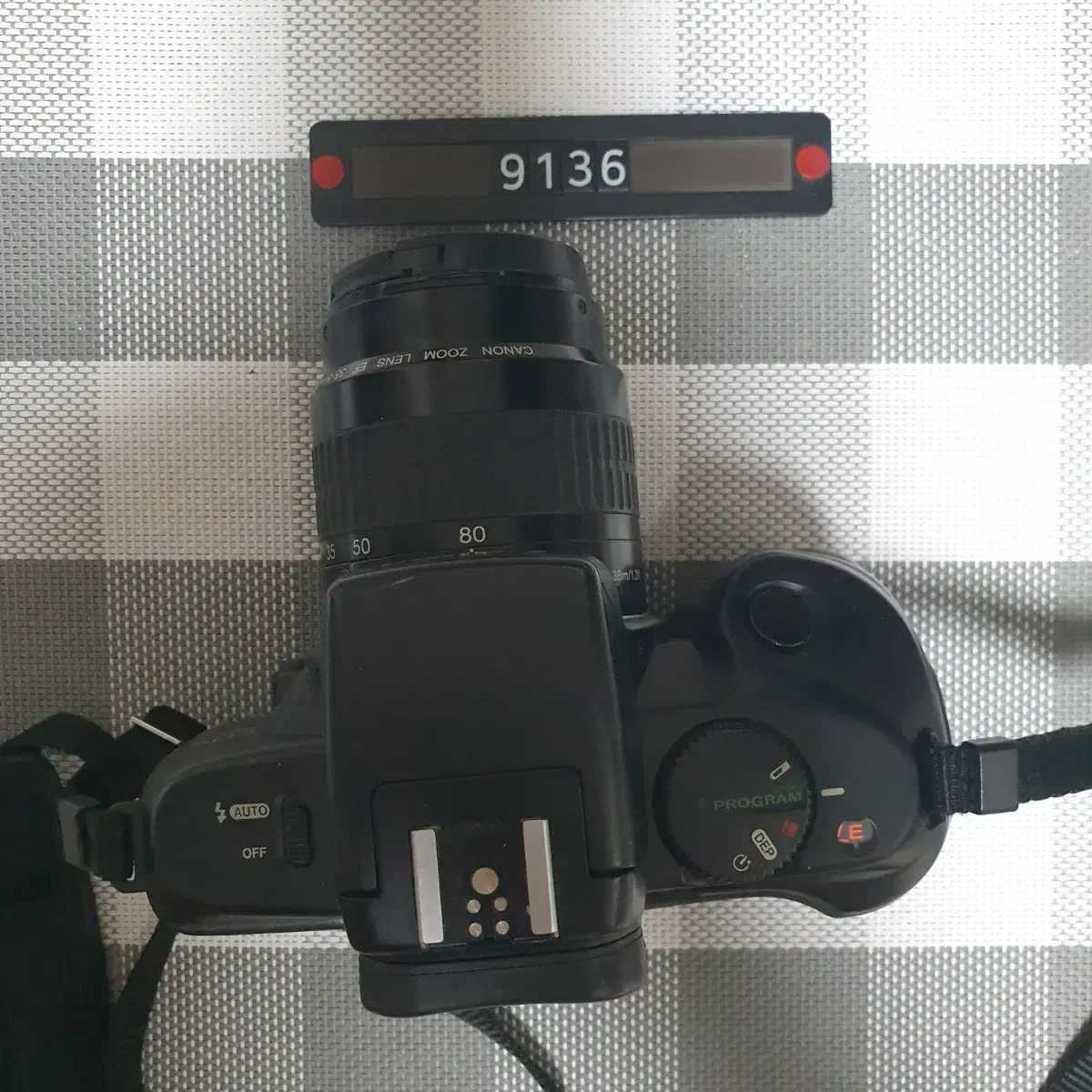 캐논 EOS 750 QD 필름카메라 35-80 광각줌렌즈 장착