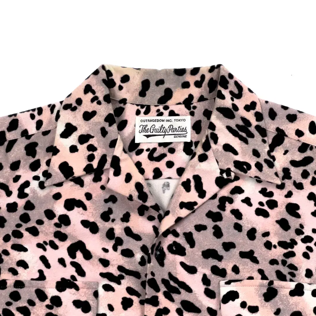 WACKO MARIA 19AW PINK LEOPARD SHIRT