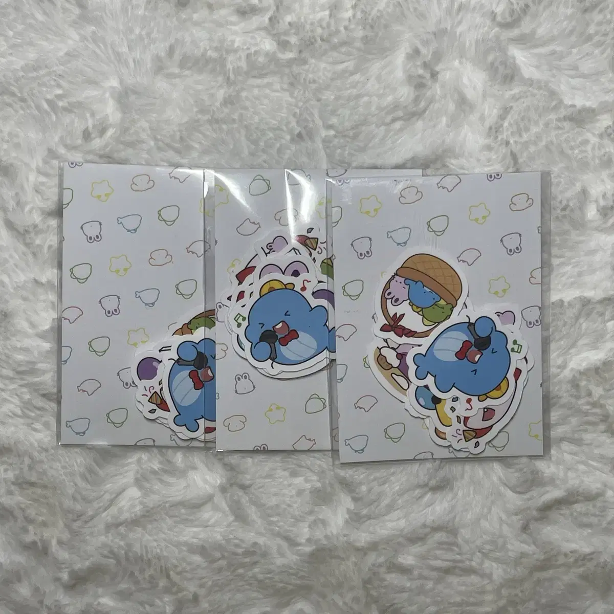 3) Sleepground pop up Pixelie Minisculpture sticker wts Larder DucksGaggleDinosaurSleepgroundSuhyeon