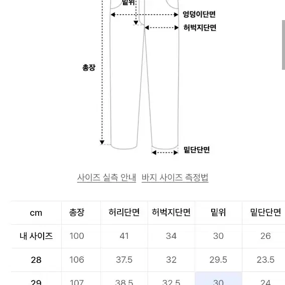 모드나인 청바지(Old Buddy mod7w)