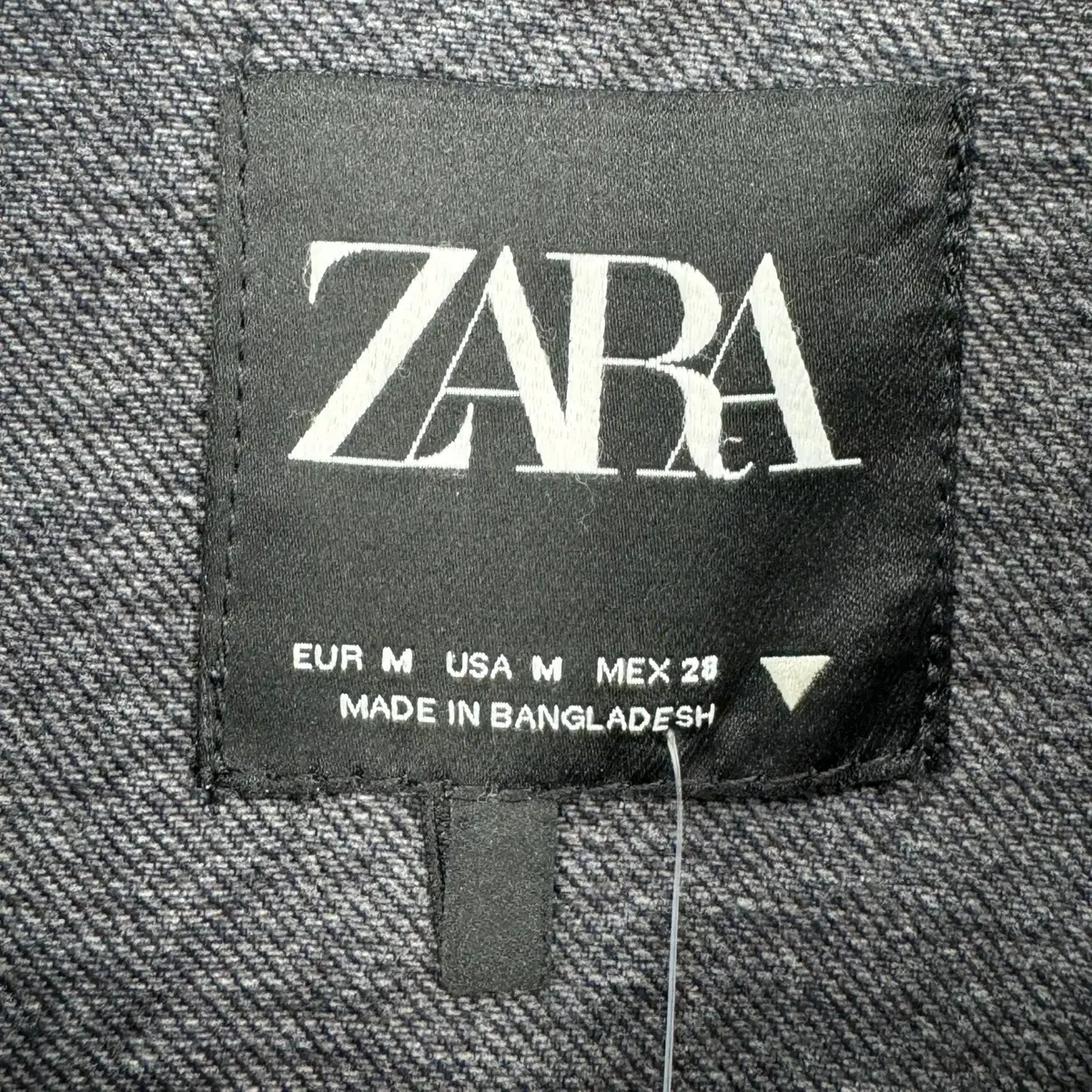 ZARA 자라 크롭 청자켓 오버핏 (M size / DENIM)