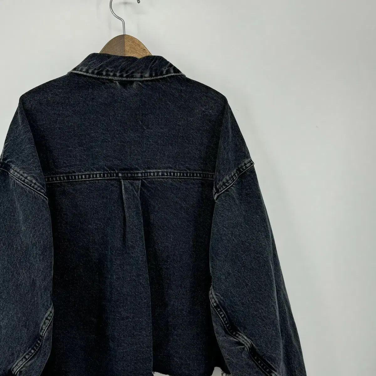 ZARA 자라 크롭 청자켓 오버핏 (M size / DENIM)