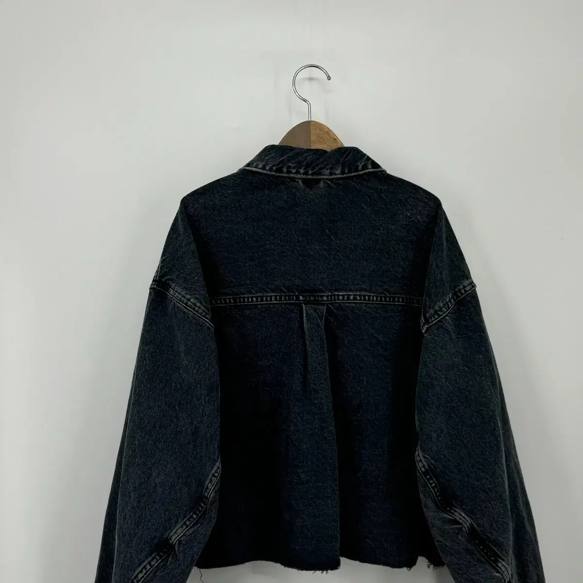 ZARA 자라 크롭 청자켓 오버핏 (M size / DENIM)