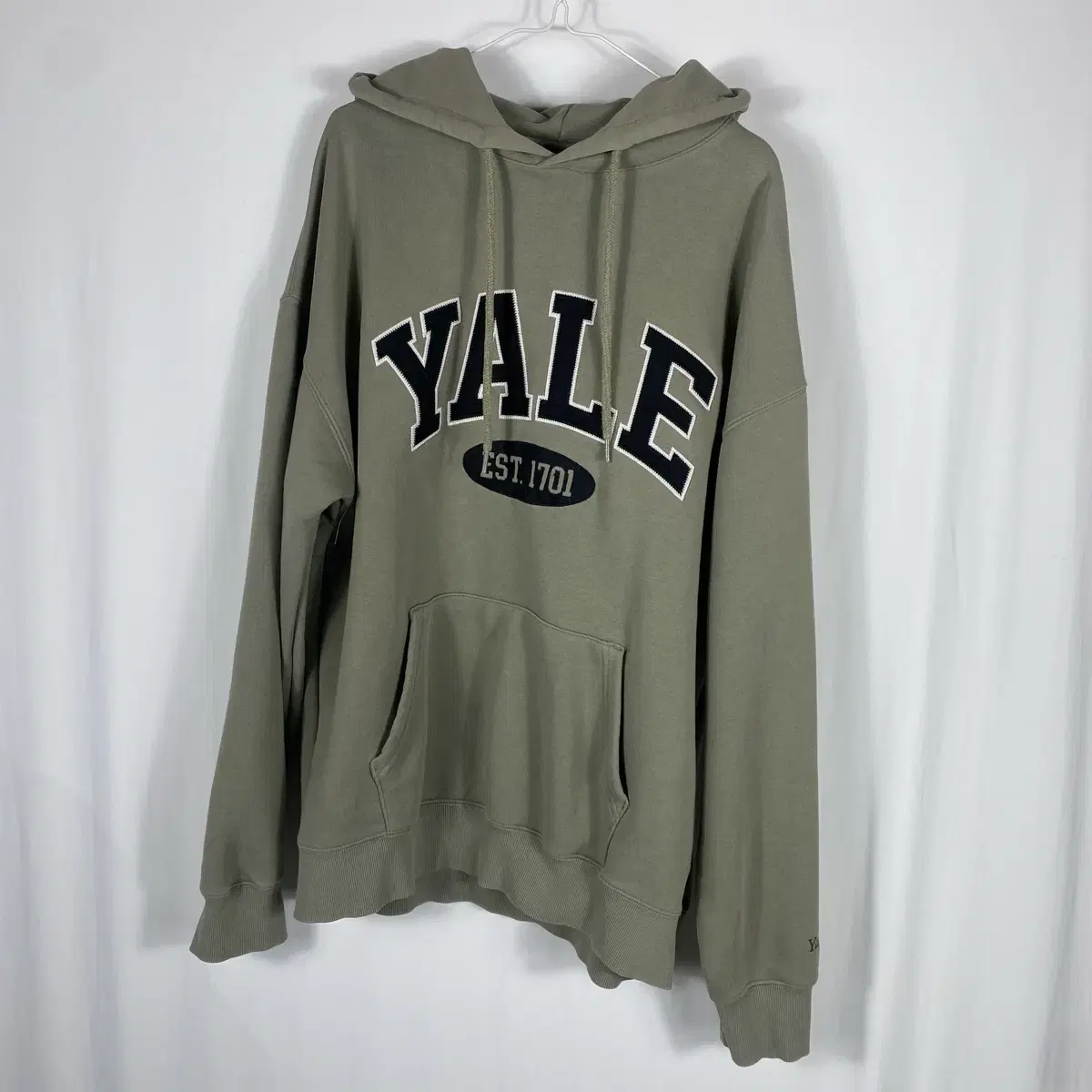 yale 후드티(올리브)