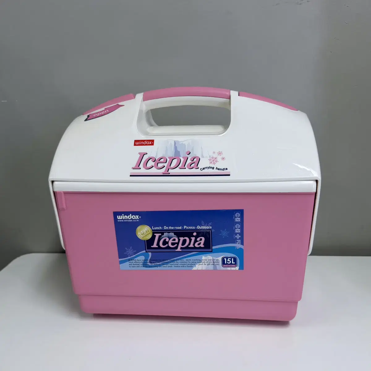 ICEPIA 아이스피아 아이스박스 핑크 15L