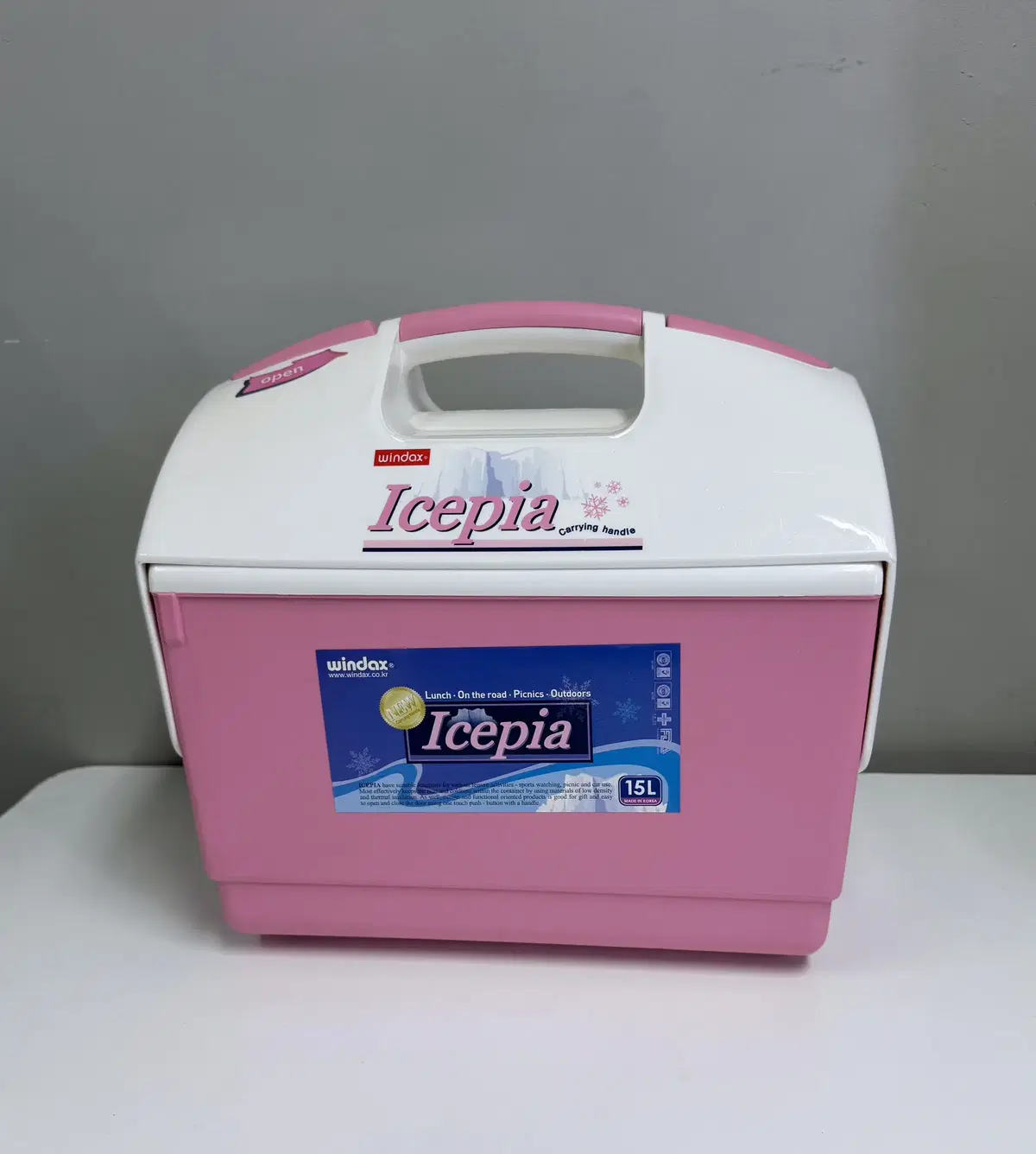 ICEPIA 아이스피아 아이스박스 핑크 15L