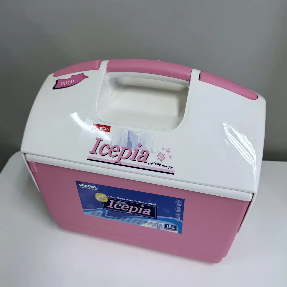 ICEPIA 아이스피아 아이스박스 핑크 15L