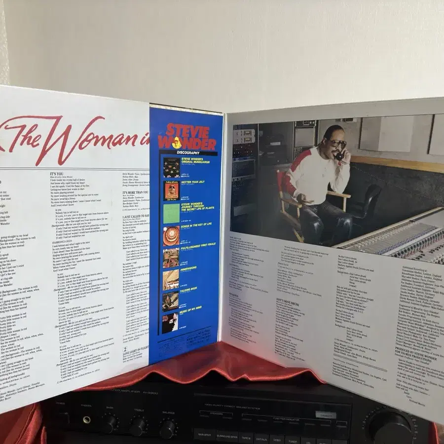 Stevie Wonder -The Woman In Red 사운드트랙 LP