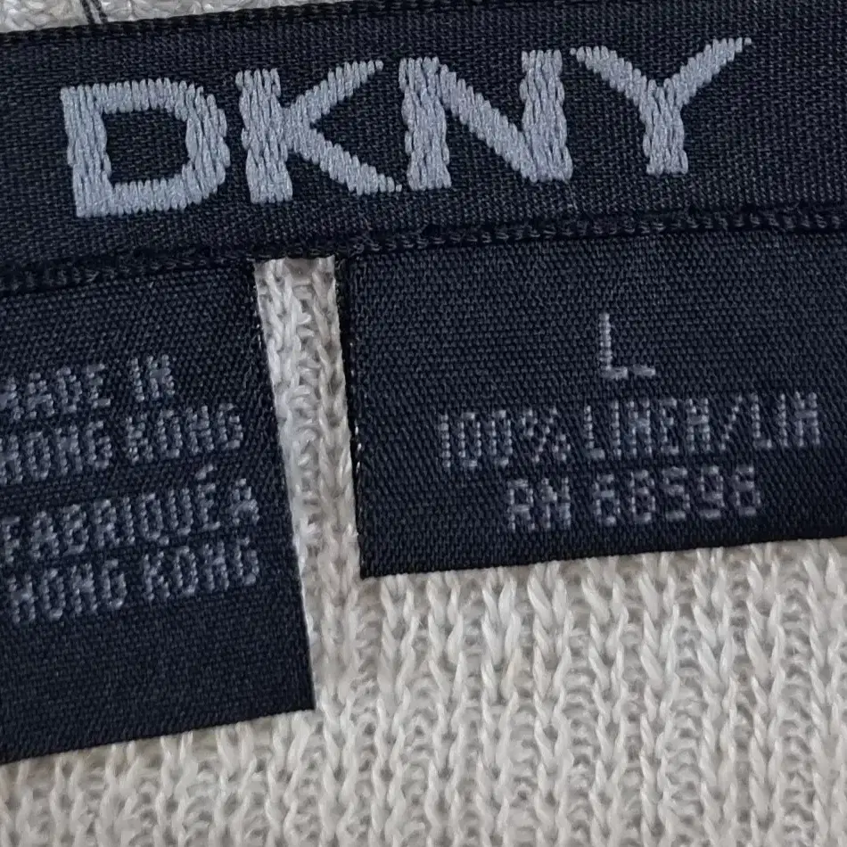 L (100) DKNY 베이지 니트