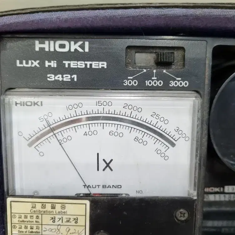 HIOKI LUX Hi Tester 3421 아날로그 조도계