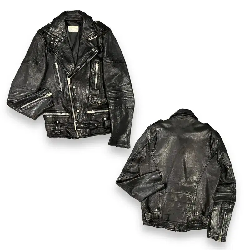 Sandro Lambskin Rider Jacket Y07241