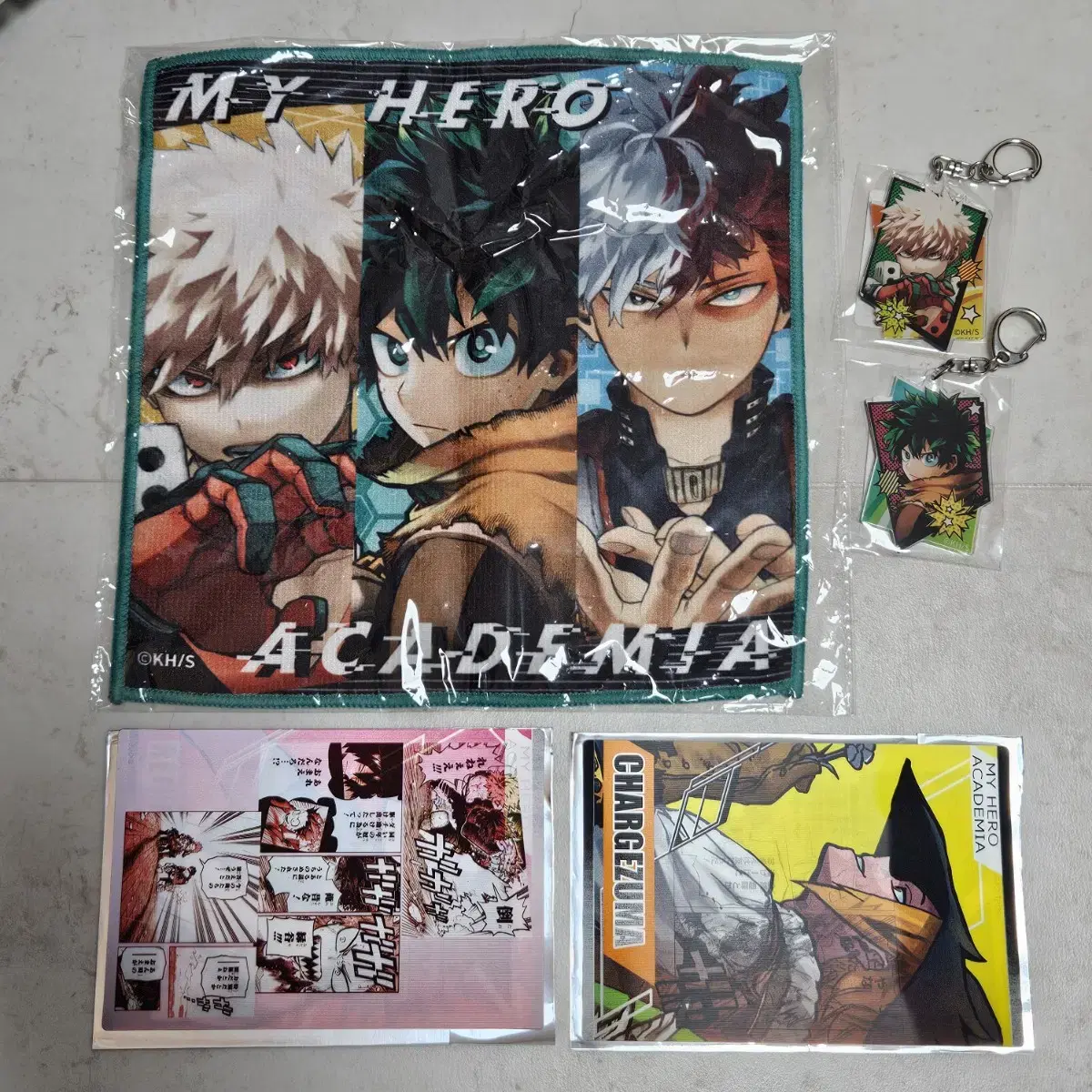 Hiroaka Nahia Bakugo Midoriya acrylic keyring Jump Shop Jump Festa Kirishima Taol