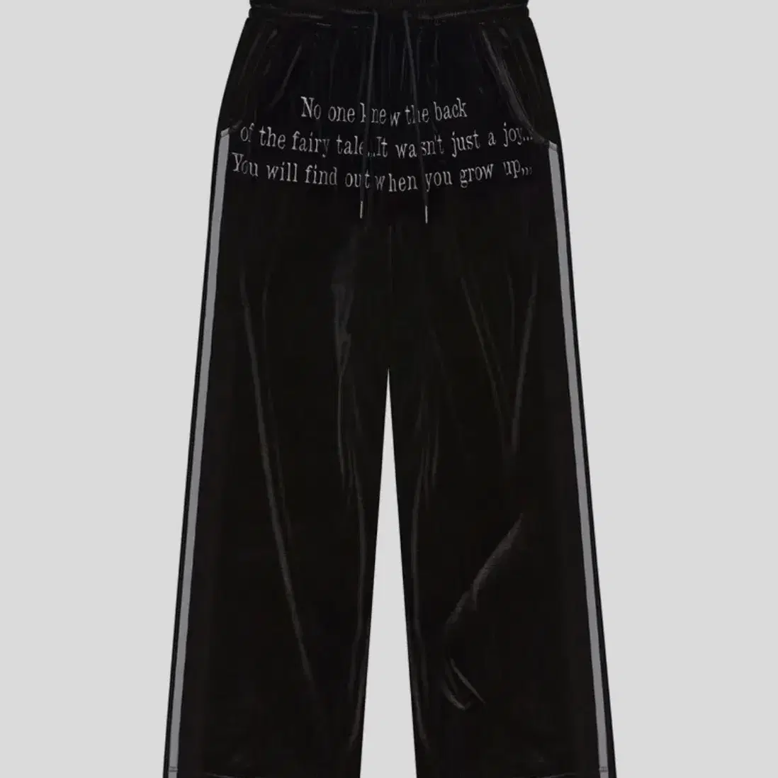 러브이즈트루 NM LETTERING PANTS(BLACK)